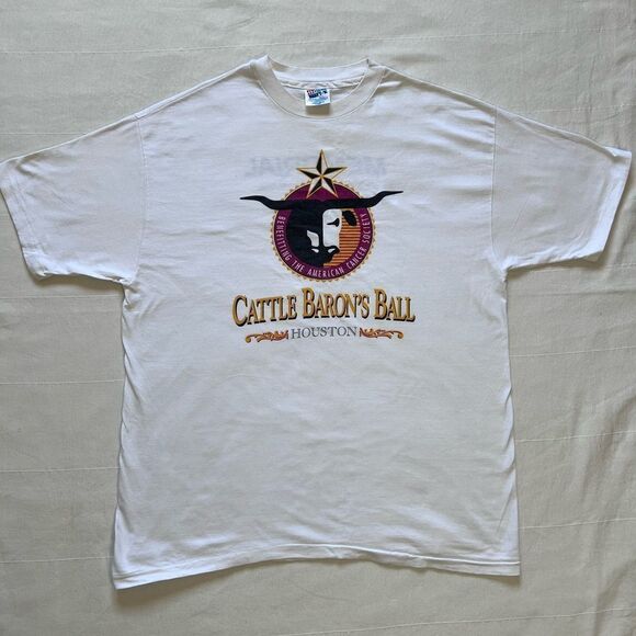 COPY - Vintage American Cancer Society Charity ball T-shirt, size XL - Picture 1 of 5